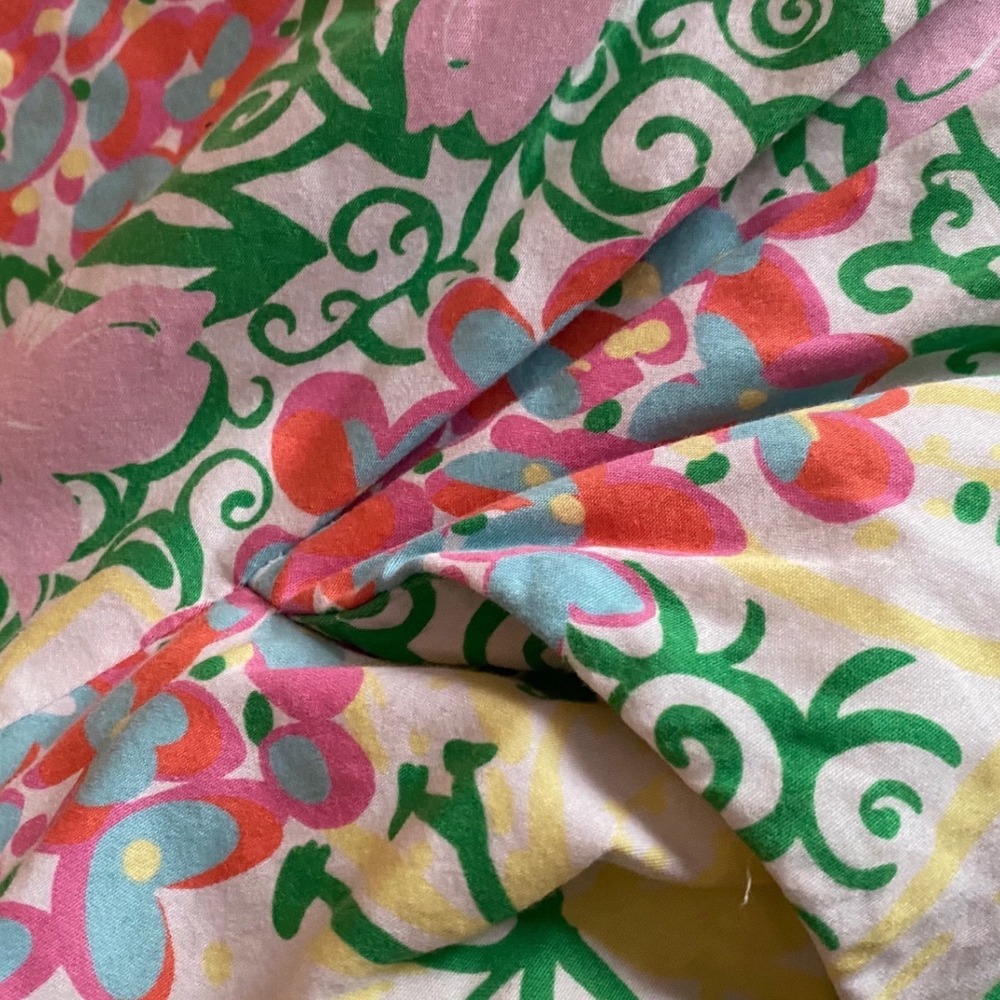 Lilly Pulitzer Strapless Blossom Day Dress Floral Cotton Mini 14 Pockets 27945 - Picture 10 of 10